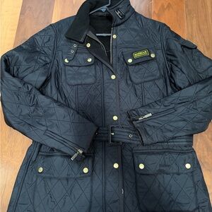 Barbour Women's Black Quilted Utility Jacket